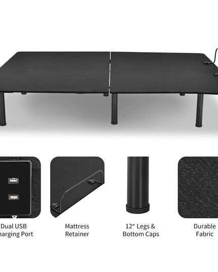 Giantex Adjustable Bed Base, Electric Adjustable Bed Frame w/ Wireless Remote