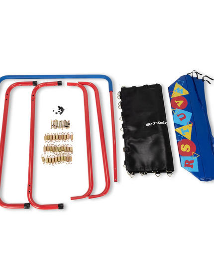 ASTM Approved Square Workout Rebounder Trampoline with Safety Padded Cover