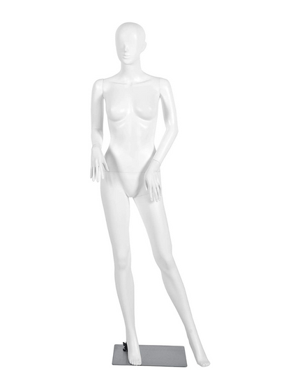 Female Mannequin Dress Form Display Manikin Torso????o?5.8 FT, White - Giantexus