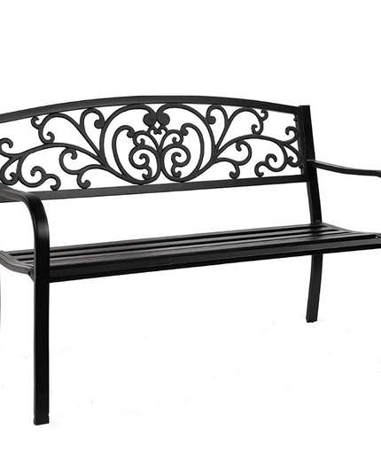 Giantex 50" Patio Garden Bench, Loveseats Park Yard Furniture