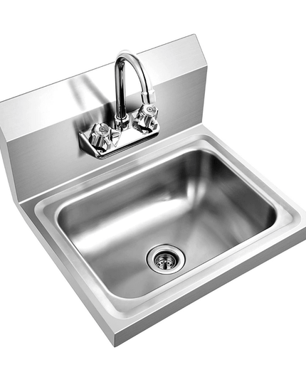 Giantex Stainless Steel Hand Washing Sink, 17" x 15" - Giantexus