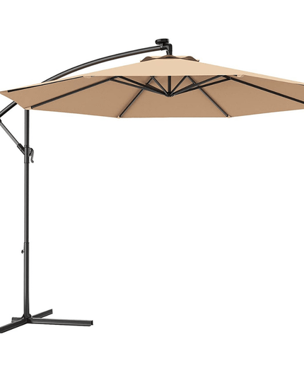 10ft Offset Patio Umbrella Cantilever Umbrella - Giantexus
