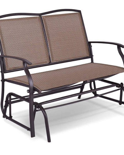Giantex Patio Glider Stable Steel Frame for Outdoor Backyard