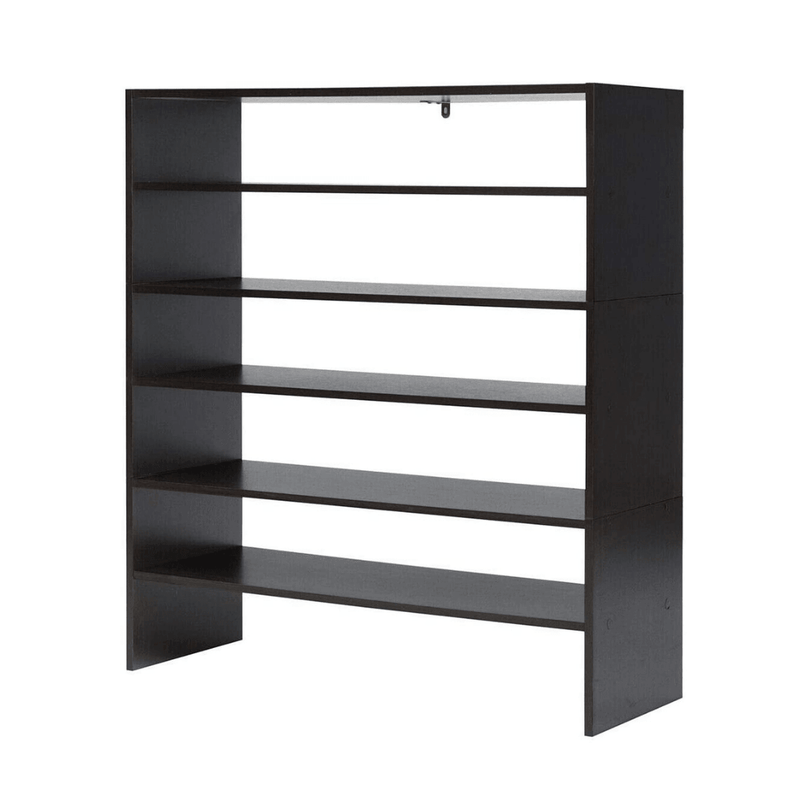 3-in-1 Shoe Rack, 5-Tier Shoe Organizer, Wood Storage Shelf for Shoes - Giantexus