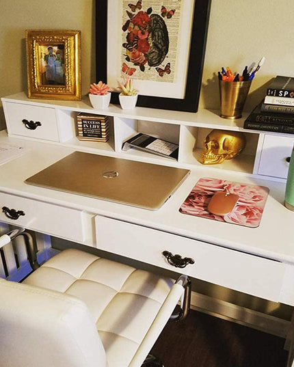 Writing Desk with 4 Drawer Computer Study Table