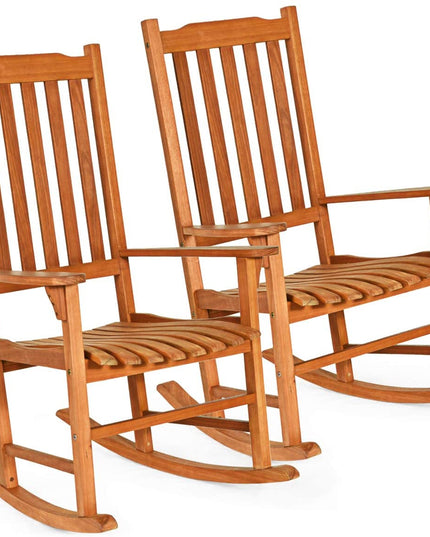 Porch Rocking Chair, Solid Wood Rocker