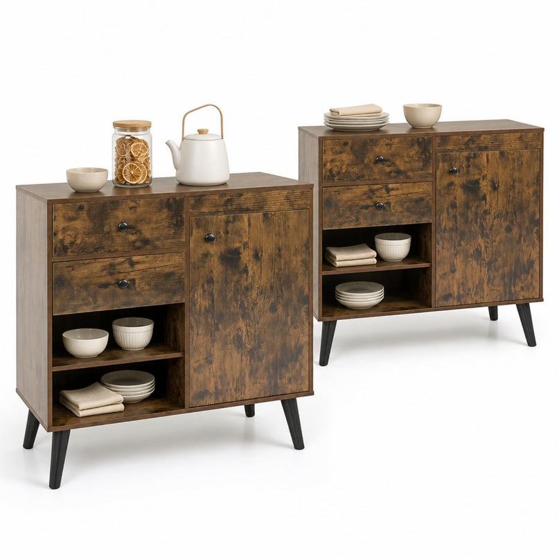 GIANTEX 31" Wooden Buffet Cabinet with Storage (1/2)
