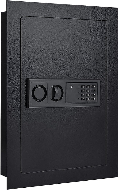 Giantex Electronic Wall Hidden Safe Security Box,.83 CF Built-In Wall Electronic Flat Security Safety Cabinet