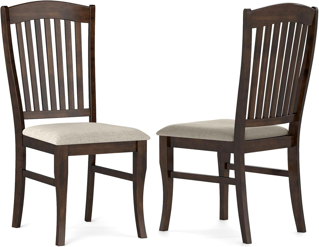 Giantex Wooden Dining Chairs Set for Restaurant (2/4)