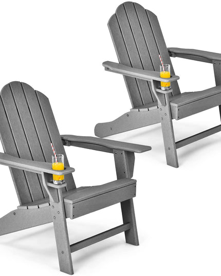 Giantex Adirondack Chair, Grey