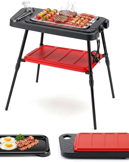 Giantex 2-in-1 Electric Grill and Griddle Indoor Outdoor