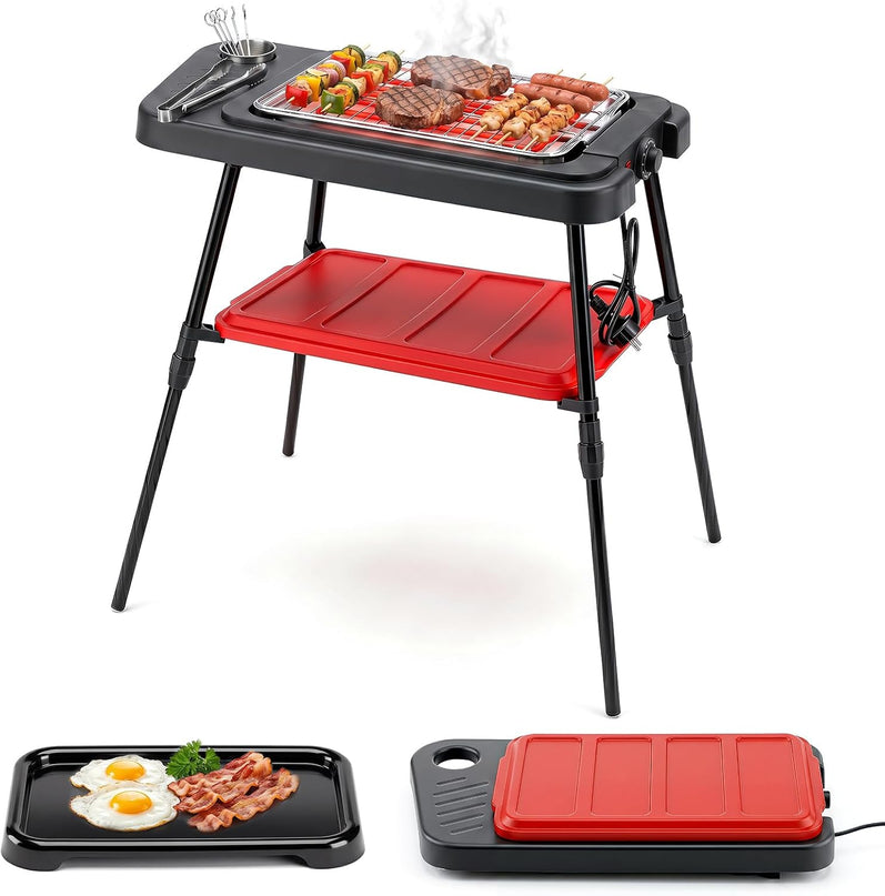 Giantex 2-in-1 Electric Grill and Griddle Indoor Outdoor