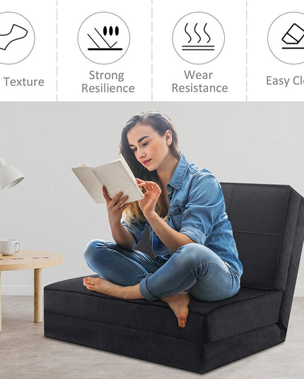5-Position Adjustable Convertible Flip Chair - Giantexus