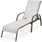 Giantex Adjustable Patio Chaise Lounge, Outdoor Folding Lounge Recliner Chairs