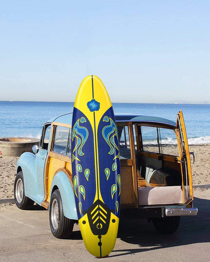 Giantex Surfboard, 6 Ft Stand Up Surfing Board w/ 3 Detachable Fins - Giantexus