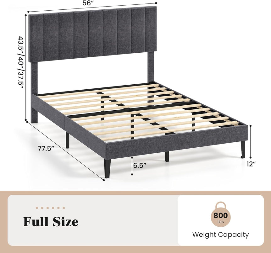 Giantex Upholstered Bed Frame Platform Bed