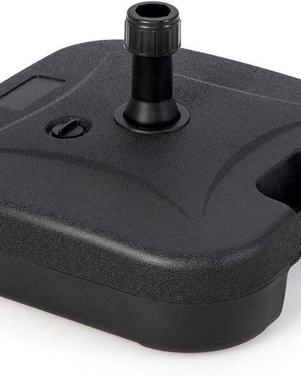 Giantex Fillable Umbrella Base, Water and Sand Filled Umbrella Stand, Fits 1.5" Patio Umbrella Pole