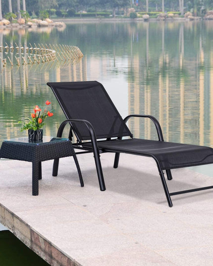 Outdoor Patio Chaise Lounge Chair