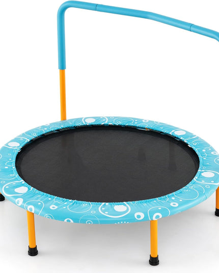 36-Inch Mini Kids Trampoline with Foamed Handle