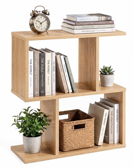 Giantex 3-Tier Geometric Bookshelf (1/2)