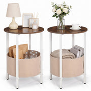2 / White & Rustic Brown