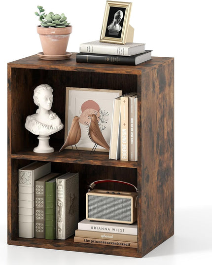 Giantex 3 Tier Bookshelf with Open Cubes for Living Room