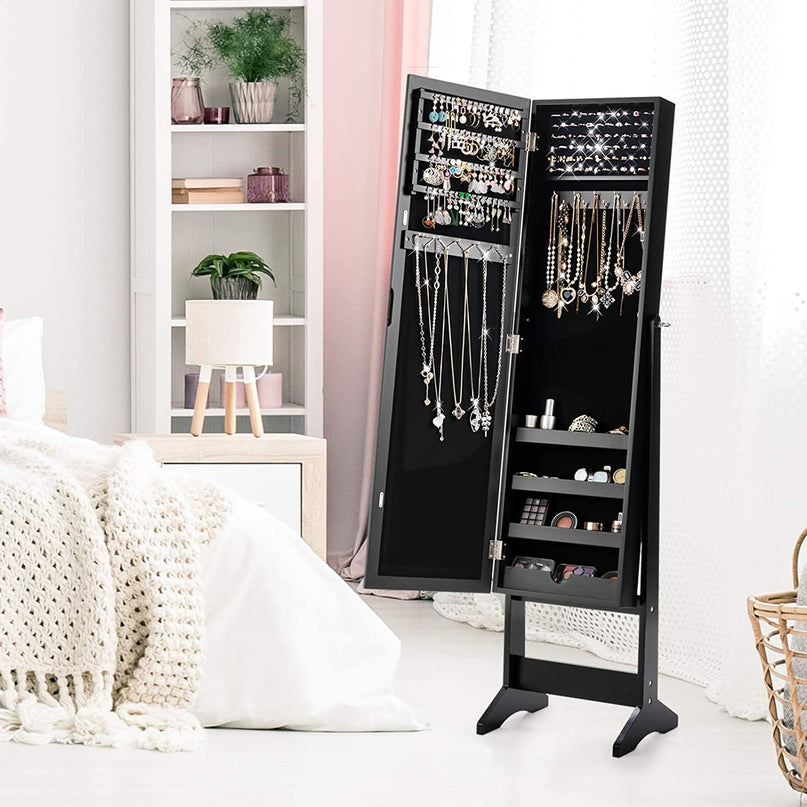 Giantex Jewelry Armoire with Full Length Mirror