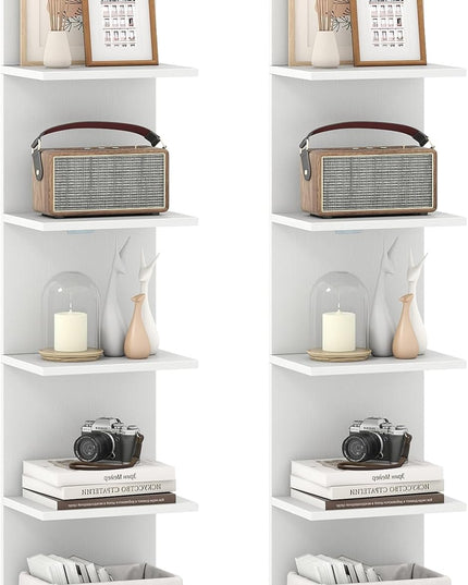 Étagère murale de rangement en bois Giantex pour chambre à coucher