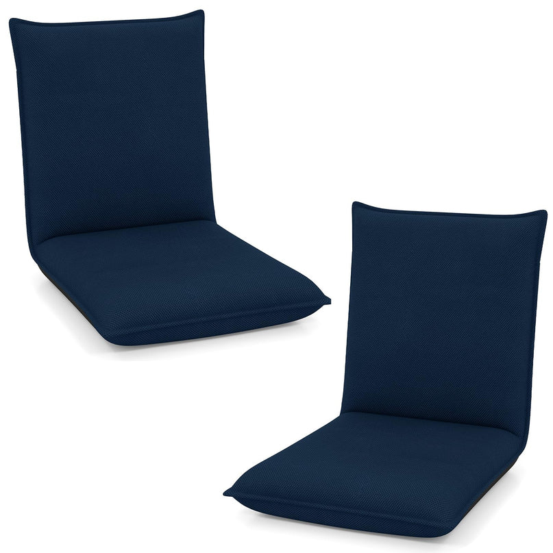 GIANTEX Adjustable Mesh Floor Sofa Chair for Meditation Seminars Reading TV Watching or Gaming