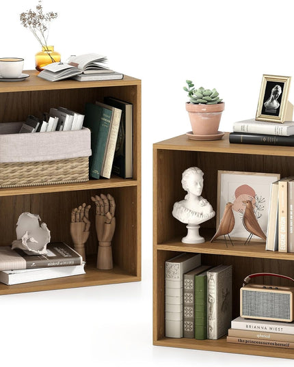 Giantex 3 Tier Bookshelf with Open Cubes for Living Room