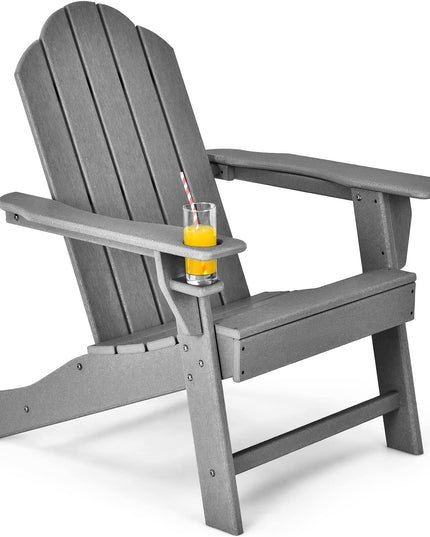Giantex Adirondack Chair, Grey