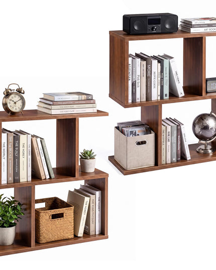 Giantex 3-Tier Geometric Bookshelf (1/2)