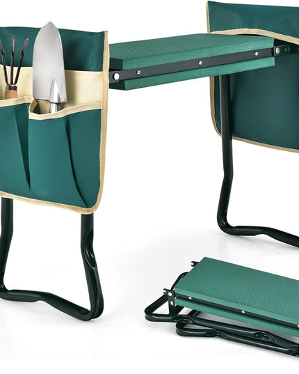 Giantex Garden Kneeler & Seat Folding Gardening Stool Holds 330 LBS