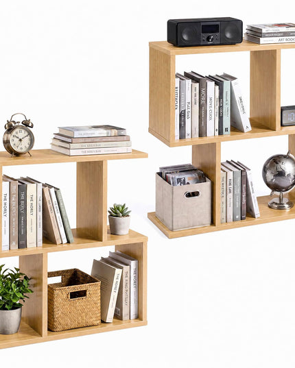 Giantex 3-Tier Geometric Bookshelf (1/2)