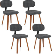4 / Noyer + Gris foncé
