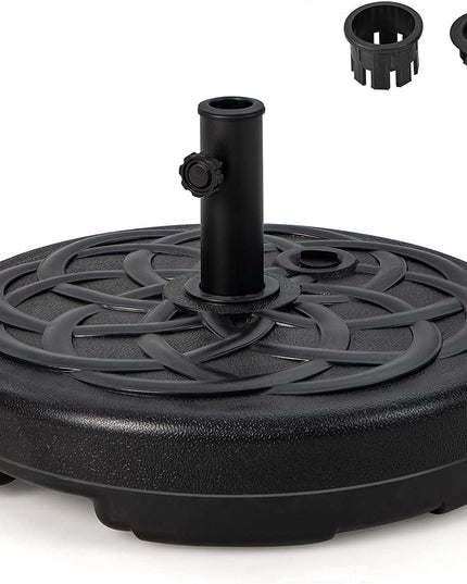 Giantex Fillable Umbrella Base, 18 inch Umbrella Stand Water and Sand Filled