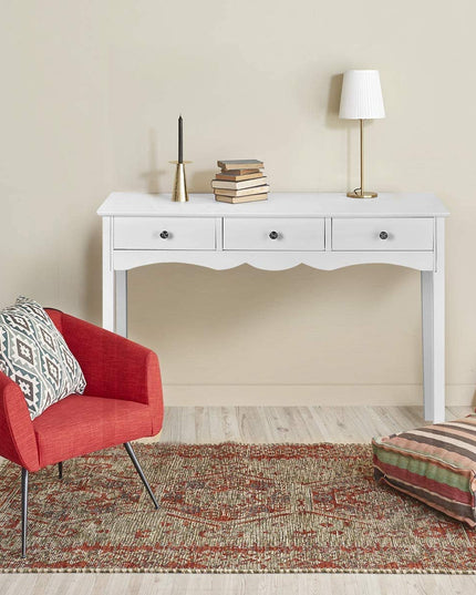 Console Table for Entryway W/Storage 3-Drawers Hall Table Desk