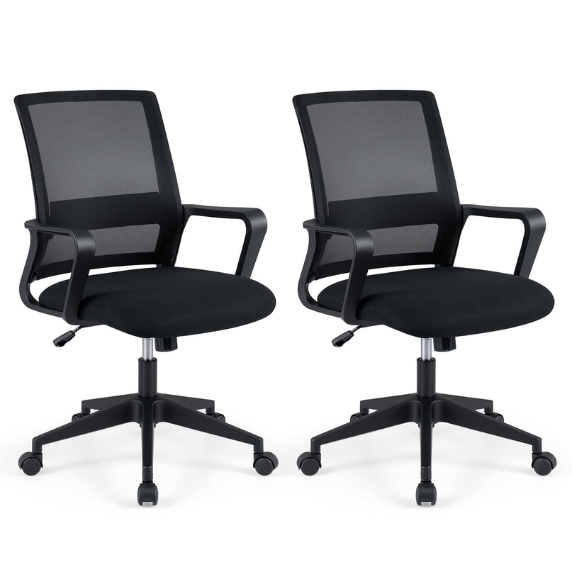 Mesh Office Chair, Mid Back Computer Desk Chair, Ergonomic Executive Chair