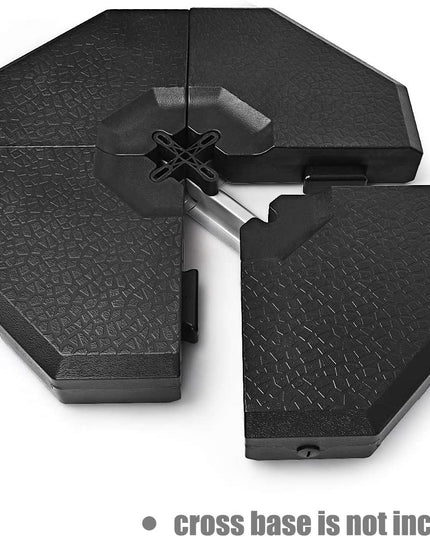 4PCS 350 lbs Offset Patio Umbrella Base - Giantexus