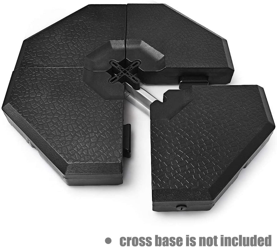 4PCS 350 lbs Offset Patio Umbrella Base - Giantexus