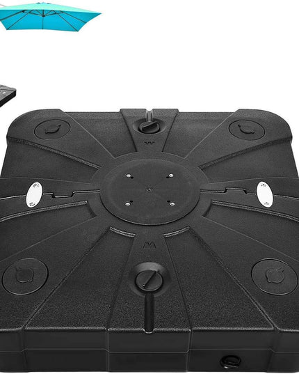 260lbs Offset Patio Umbrella Base with Wheels - Giantexus