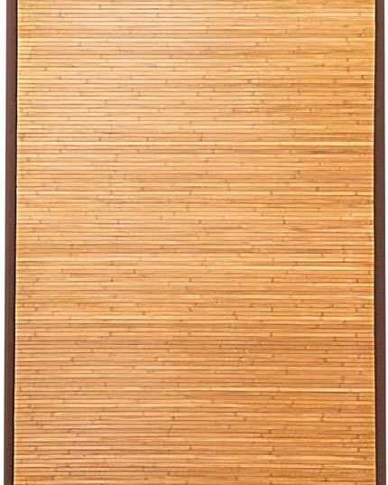 Floor Carpet Natural Bamboo Wood Indoor 60" x 96" Area Rug