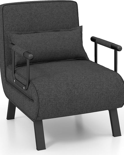 Giantex Convertible Sofa Bed, 4-in-1 Sleeper Chair with Pillow