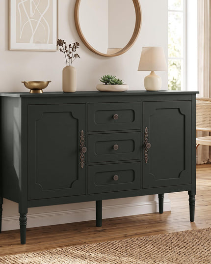 GIANTEX 47" Buffet Cabinet with 3 Drawers & 2 Cabinets