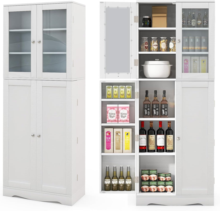 63.5" Pantry Organizers and Storage - Giantex