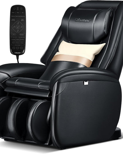 Giantex Full Body Massage Chair - Zero Gravity SL Track Electric Recliner with Reversible Footrest