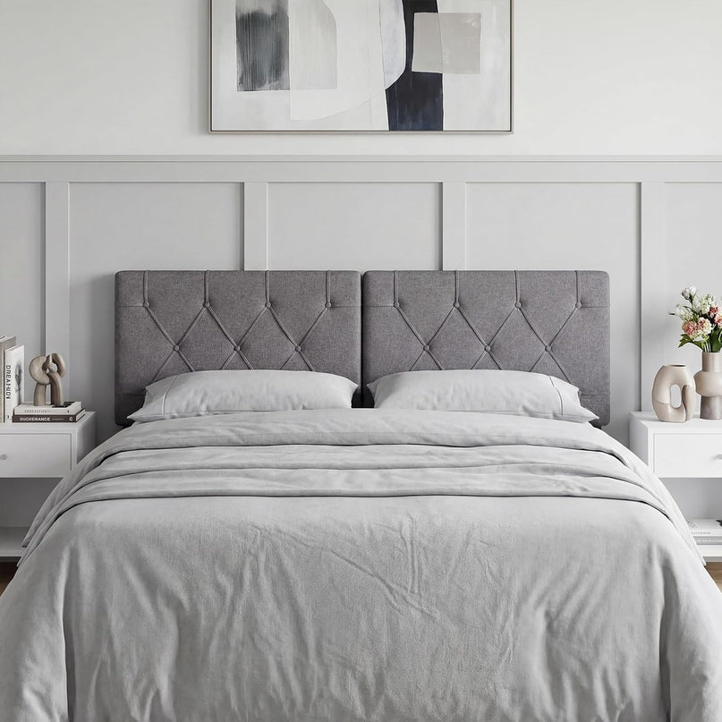 Tête de lit rembourrée Giantex pour lit double/Queen/King size