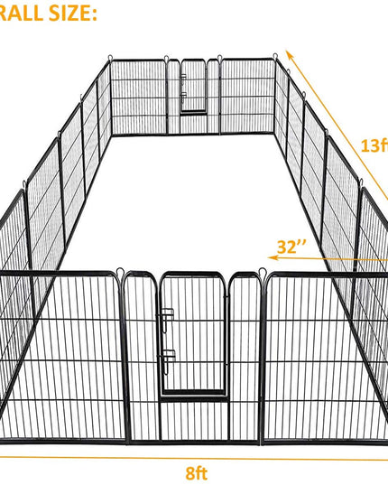 Giantex 16 Panel, 48 Inch Pet Playpen