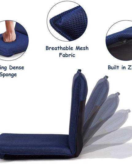 Adjustable Mesh Floor Sofa Chair - Giantexus