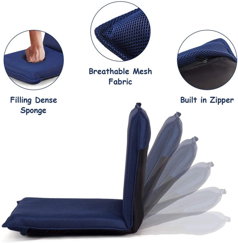 Adjustable Mesh Floor Sofa Chair - Giantexus